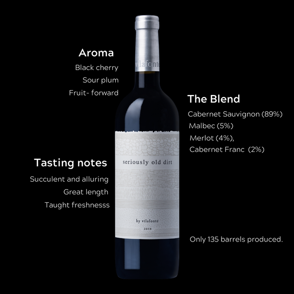 Vilafonte Seriously Old Dirt 2018 - Wined Down - Buy South African wine in Australia