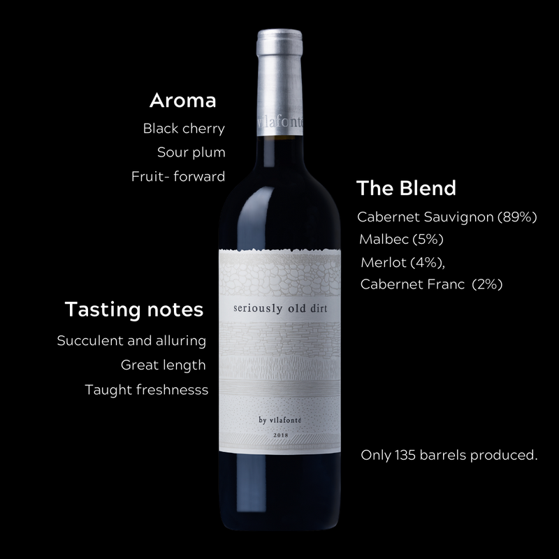 Vilafonte Seriously Old Dirt 2018 - Wined Down - Buy South African wine in Australia